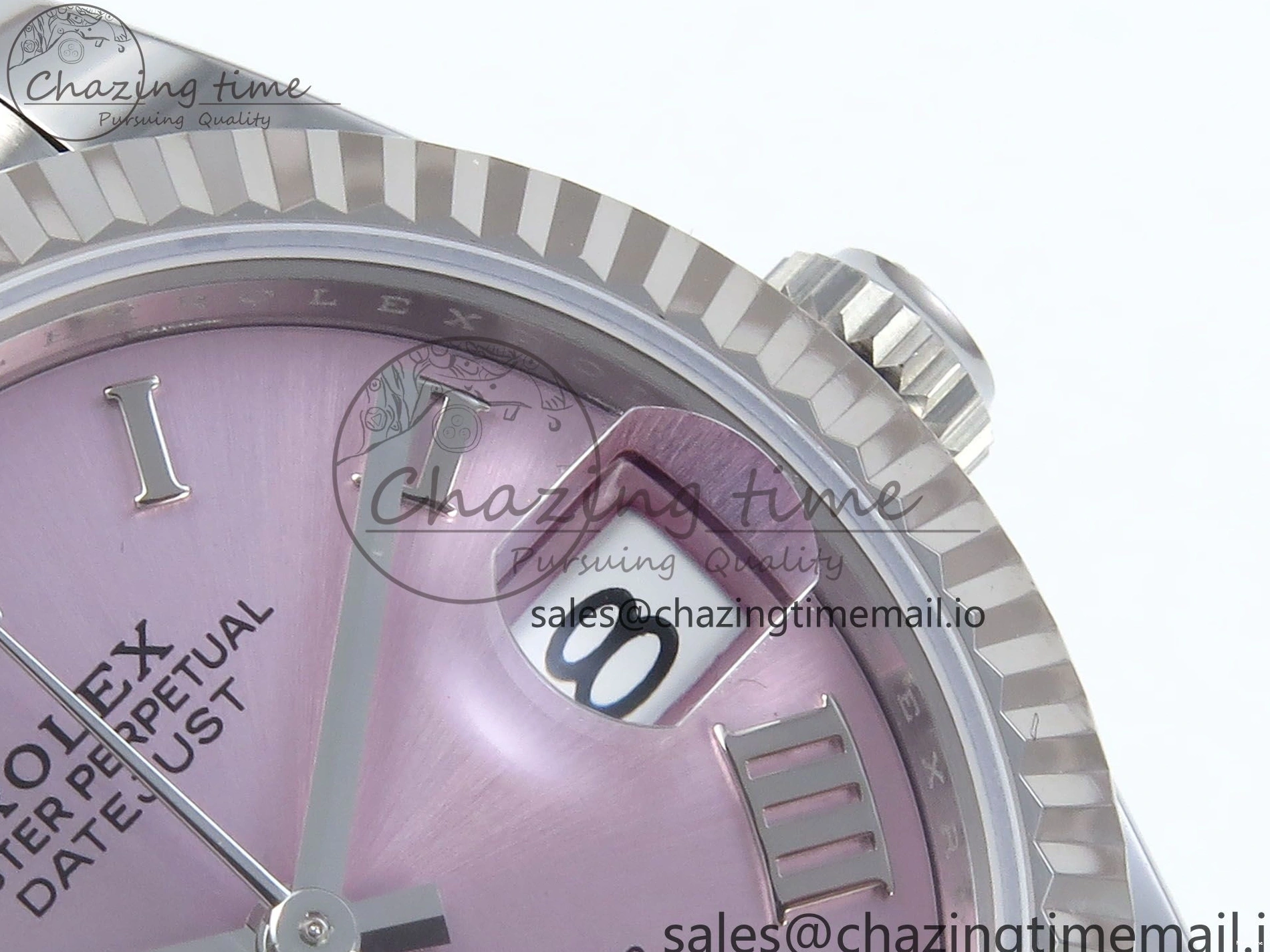 MiroTime 0216 Upgraded DateJust 31 278274 ARF 1:1 Best Edition 904L Steel Pink Roman Dial on SS Jubilee Bracelet ETA 532